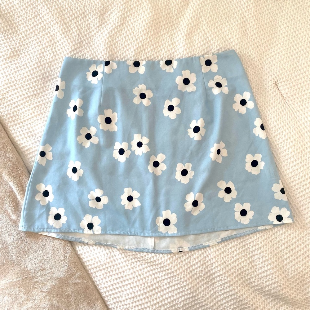 Princess Polly Shelly Mini Skirt Blue
